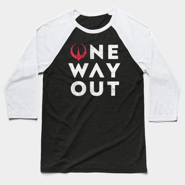 One Way Out #Andor Baseball T-Shirt by Galactee 99